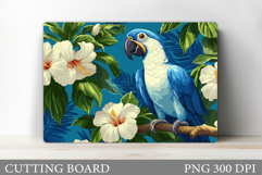 Parrot Cutting Board Design. Parrot Kitchen Cutting Board Product Image 1