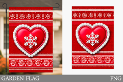 Christmas Garden Flag. Christmas Garden Flag Sublimation Product Image 1
