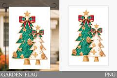 Christmas Tree Garden Flag. Merry Christmas Garden Flag Product Image 1