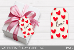 Valentines Day Gift Tag. Valentines Gift Tag Printable Product Image 1