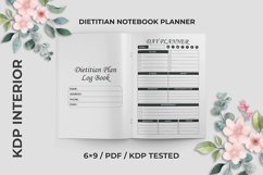 Dietitian Notebook Planner KDP Interior Product Image 1