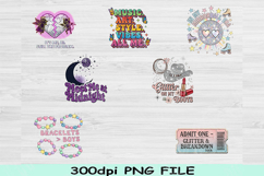 Eras Inspired Png Bundle, Retro Concert Aesthetic Designs Product Image 1