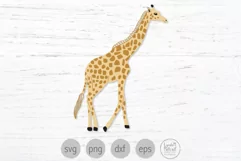 Giraffe Svg, Giraffe Png, Layered Giraffe Svg Cut File Product Image 1