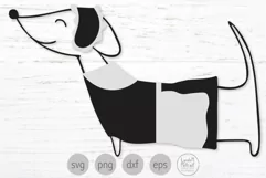 Dachshund Svg, Thanksgiving Clipart, Pilgrim Svg Design Product Image 1