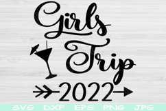 Girls Trip Svg Files for Cricut, Best Friends Svg Cut File Product Image 1