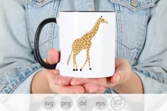 Giraffe Svg, Giraffe Png, Layered Giraffe Svg Cut File Product Image 3