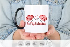 Be My Valentine Svg, Hedgehog Svg, Heart Hedgehogs Png Product Image 2