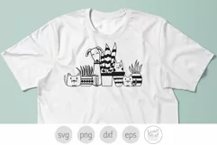 Cats, Dog and Plants SVG, Pets with Plants Png Product Image 3