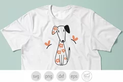 Flower Dog Svg, Flower Dalmatian Svg Product Image 2