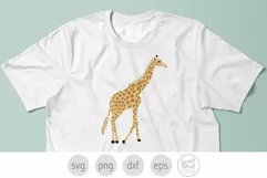 Giraffe Svg, Giraffe Png, Layered Giraffe Svg Cut File Product Image 4