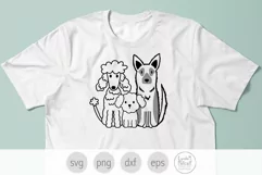 Dog Friends Svg, Poodle, German Shepherd, Bichon Svg Product Image 3