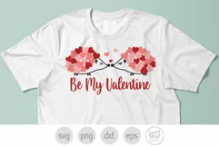 Be My Valentine Svg, Hedgehog Svg, Heart Hedgehogs Png Product Image 3