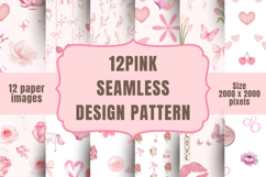 Seamless Pattern Design Bundle 12 Digital Patterns Product Image 1