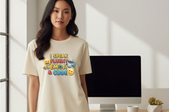 AI Tech Humor Png Bundle, Funny Digital Creator Quotes, Chat Product Image 9