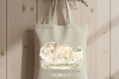 Life Is Better on the Farm Png, Cottagecore Cow Illustration Product Image 6