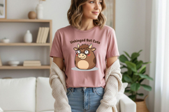 Unhinged But Cute Cow Png, Funny Cow Png, Cute Sassy Cow Png Product Image 1