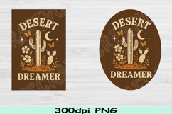 Desert Dreamer PNG, Boho Aesthetic Sublimation Design Product Image 1