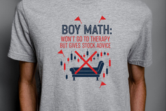 Boy Math Png Bundle, Funny Boy Math Quotes, Trendy Meme Png Product Image 2