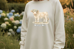 Cow Png Bundle, Cottage Cow Png, Farm Life Quote Bundle Png Product Image 11