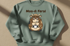Feral Cow Png Bundle, Funny Cow Png Collection, Sassy Cow Product Image 15