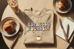 Coffee &amp; Food Obsessions Png Bundle, Funny Foodie Quotes Product Image 12