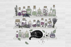 Goth Cottagecore PNG Bundle, Dark Academia Aesthetic, Witchy Product Image 14