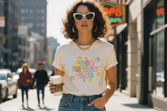 Retro Quote Png Bundle, Whimsical Positive Saying Product Image 13