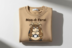 Feral Cow Png Bundle, Funny Cow Png Collection, Sassy Cow Product Image 16