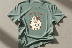 Feral Cow Png Bundle, Funny Cow Png Collection, Sassy Cow Product Image 4
