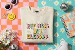 Retro Quote Png Bundle, Whimsical Positive Saying Product Image 3