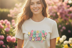 Spring Whimsical Png Bundle, Fresh Floral Clipart, Bloom Png Product Image 3