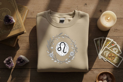 Zodiac Glyph Floral Frame Bundle Astrology Png Set Celestial Product Image 3