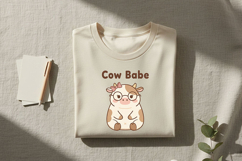 Cute Cow Png Bundle, Cow Sublimation Designs, Cozy Cow Png Product Image 11