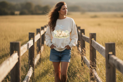 Slow Down and Moo Png, Cute Cow Png, Cottagecore Cow Clipart Product Image 4