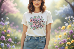 Spring Whimsical Png Bundle, Fresh Floral Clipart, Bloom Png Product Image 4