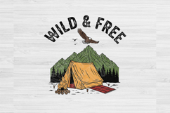 Retro Camping PNG Bundle, National Park Inspired Designs Product Image 3