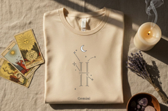 Minimalist Zodiac Constellation Png Bundle, Astrology Line Product Image 4