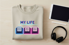 AI Tech Humor Png Bundle, Funny Digital Creator Quotes, Chat Product Image 2