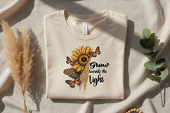 Sunshine Affirmation Png Bundle, Sunflower Quote Png Set Product Image 9