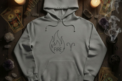 Zodiac Element Line Art Png Bundle, Astrology Element Symbol Product Image 5