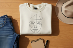 Minimalist Line Art Png Bundle, Modern Abstract Clipart Product Image 6