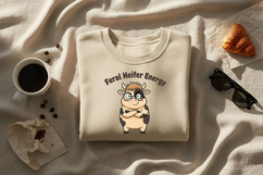 Feral Cow Png Bundle, Funny Cow Png Collection, Sassy Cow Product Image 7