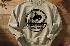 Ranch Raised Rodeo Ready Svg, Western Cowgirl Svg Rodeo Girl Product Image 7