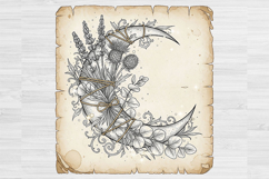 Goth Cottagecore PNG Bundle, Dark Academia Aesthetic, Witchy Product Image 6