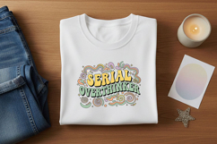 Serial Overthinker Png, Coffee Quote Png Bundle, Funny Png Product Image 6