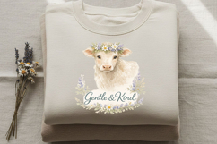 Cow Png Bundle, Cottage Cow Png, Farm Life Quote Bundle Png Product Image 6