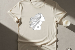 Zodiac Woman Silhouette Bundle, Astrology Png Set, Celestial Product Image 5