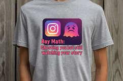 Boy Math Png Bundle, Funny Boy Math Quotes, Trendy Meme Png Product Image 10