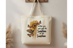 Sunshine Affirmation Png Bundle, Sunflower Quote Png Set Product Image 5