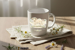 Life Is Better on the Farm Png, Cottagecore Cow Illustration Product Image 5